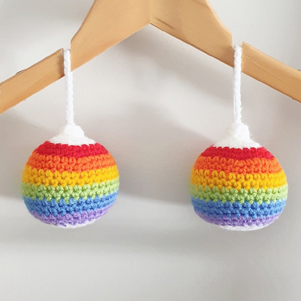 Rainbow Baubles 1