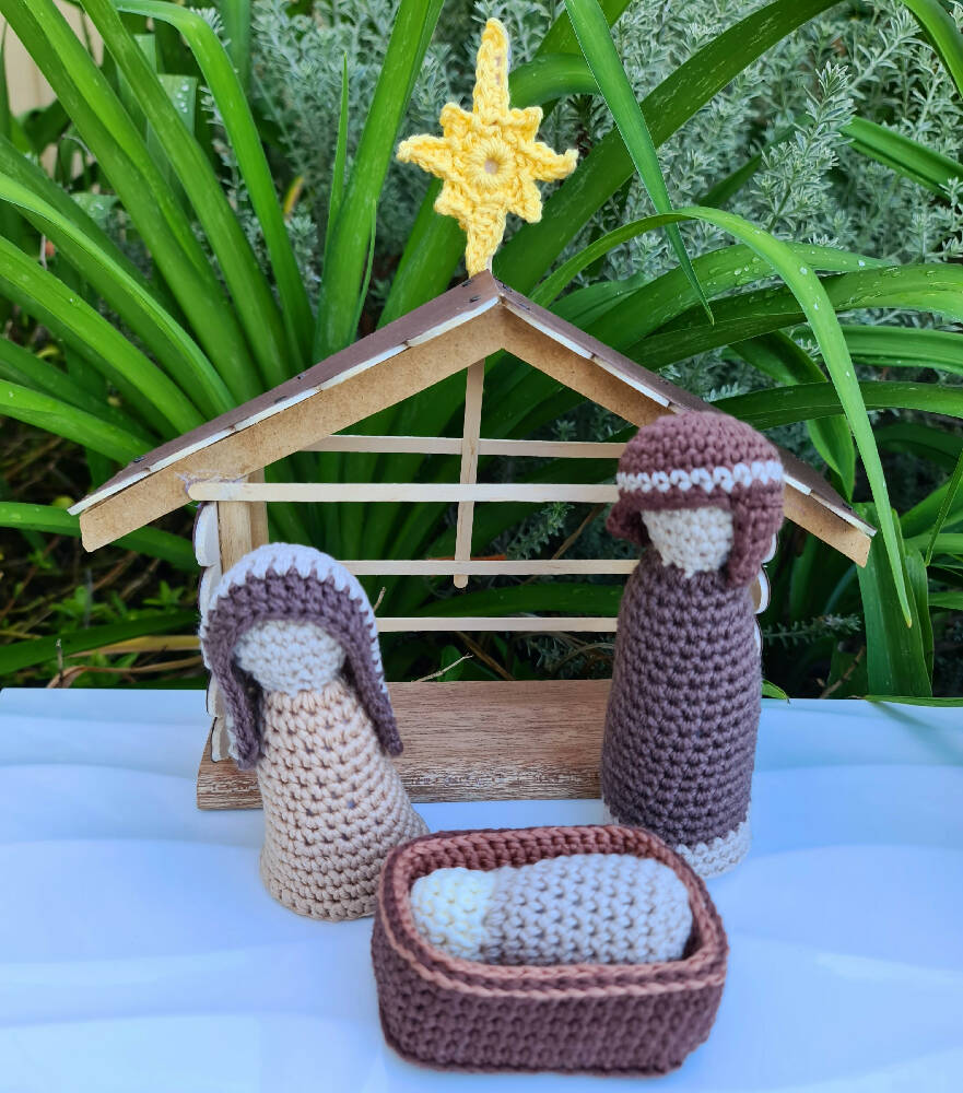 Heirloom Crocheted Nativity Sets Christmas Set