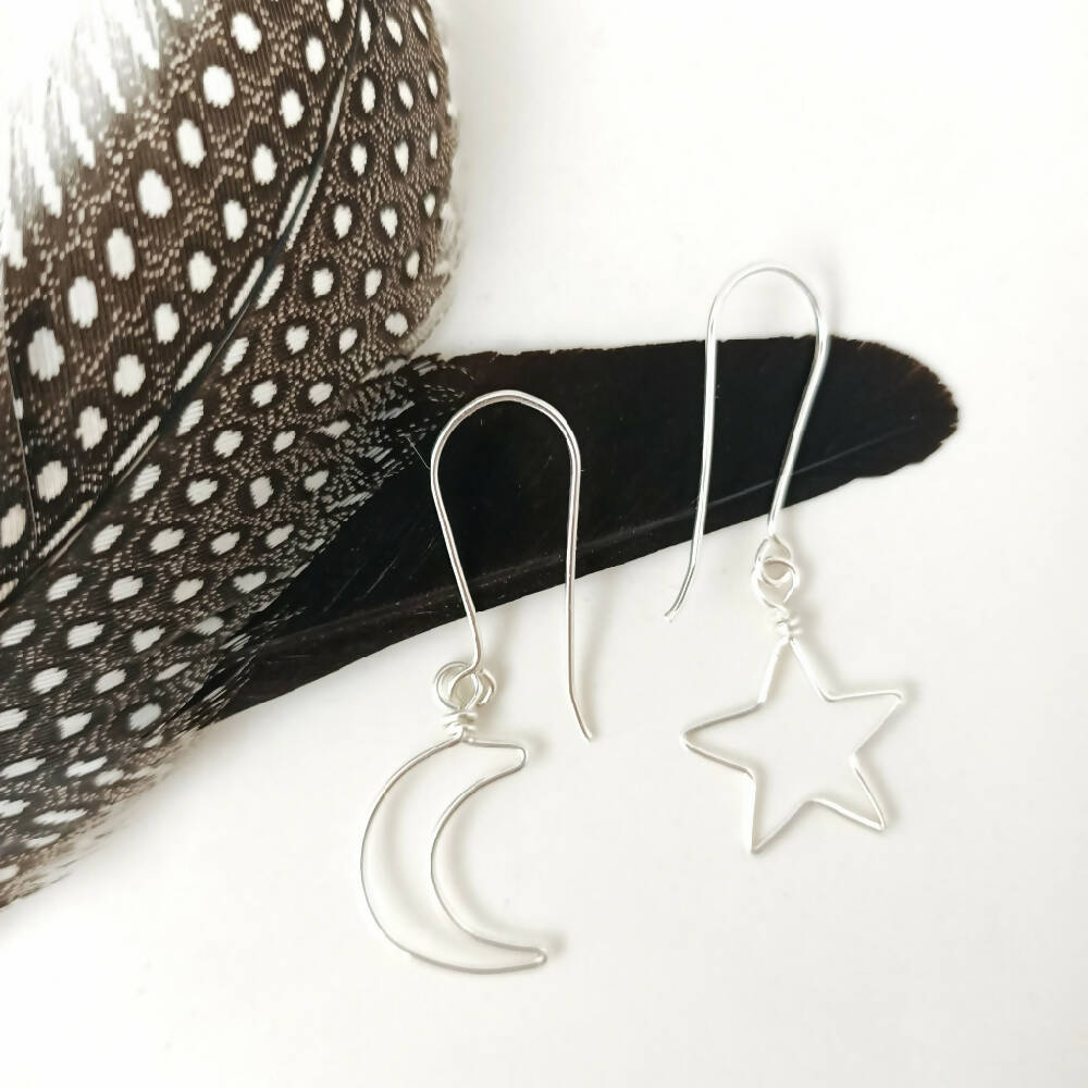 earrings-moon-star-sterling-silver-dangle