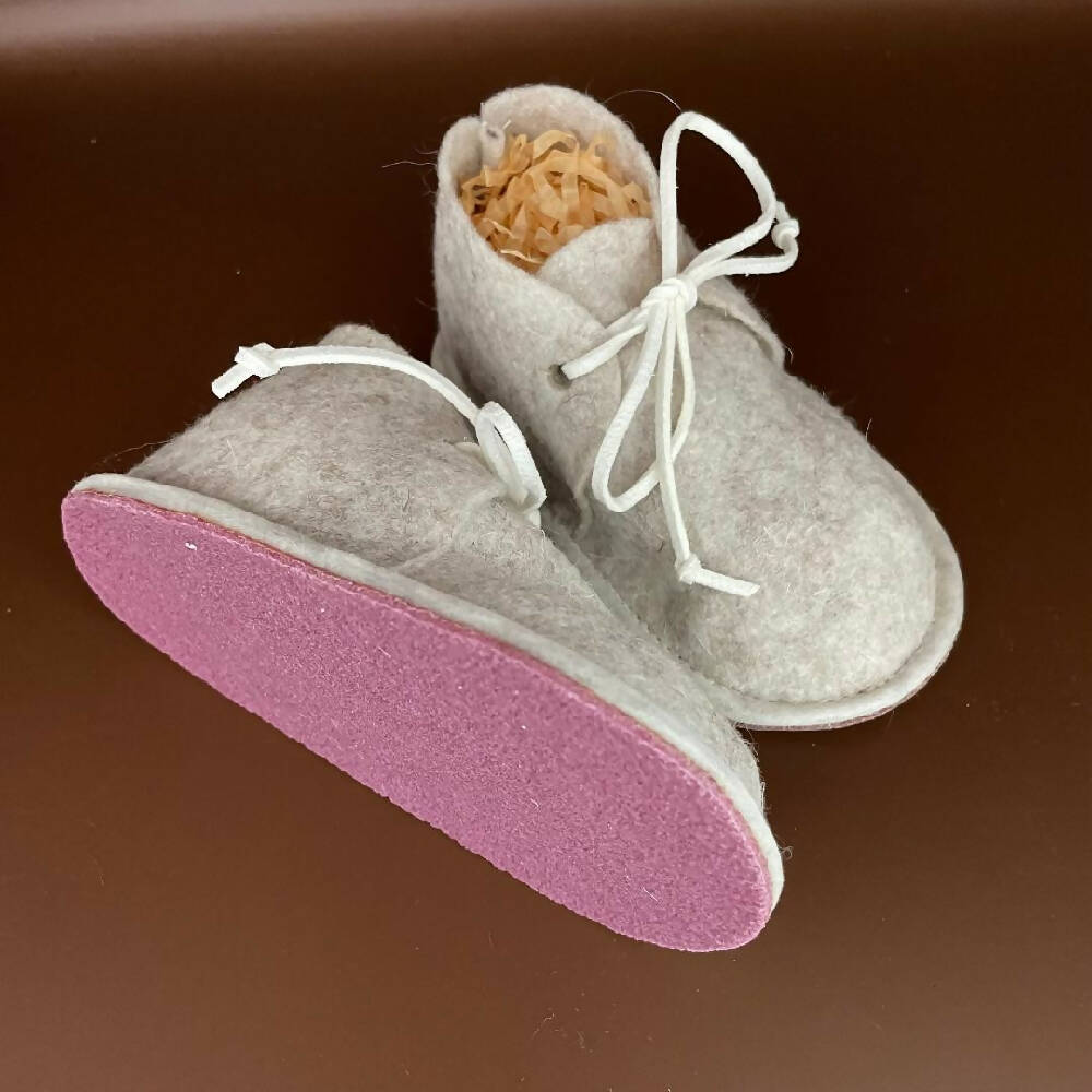 baby toddler boot oatmeal first walker