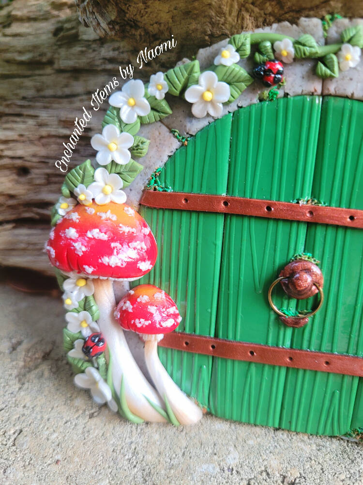 Hobbit style Mushroom forest Fairy Door