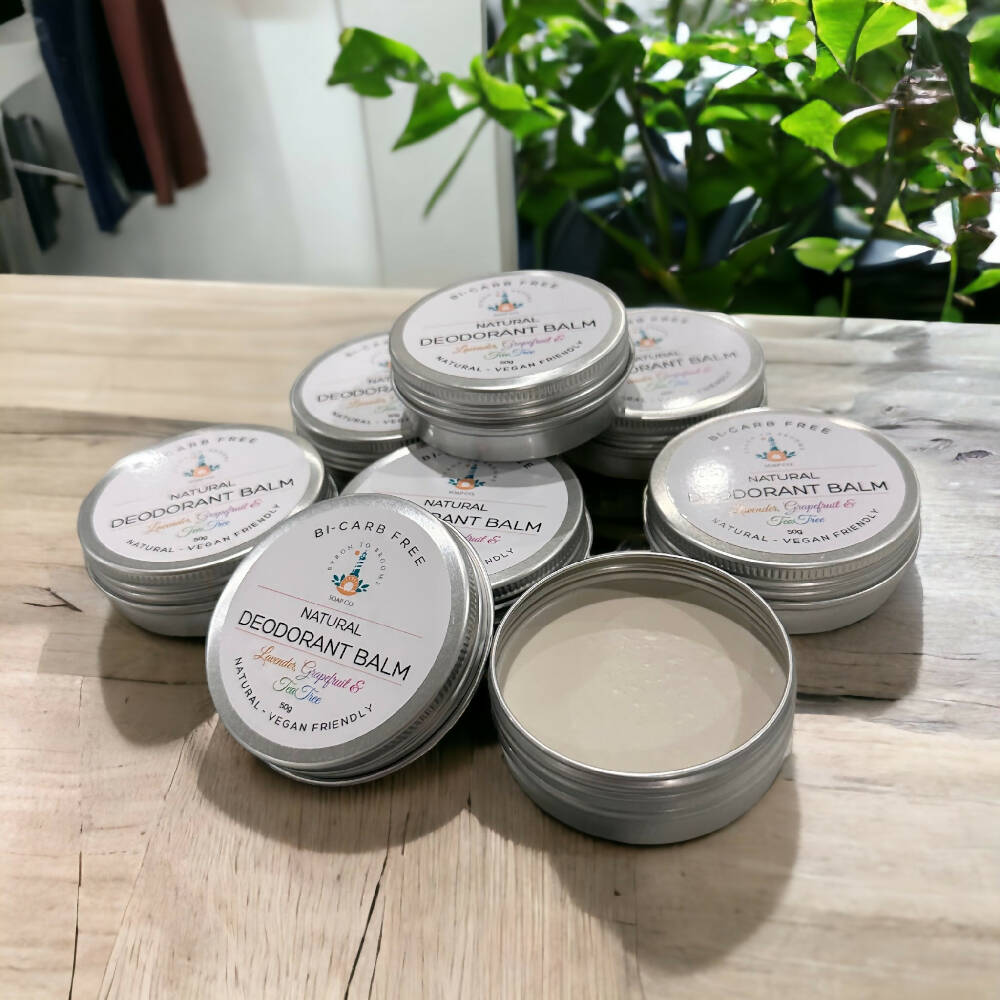 Natural Deodorant Balm - Lavender Grapefruit & Tea Tree