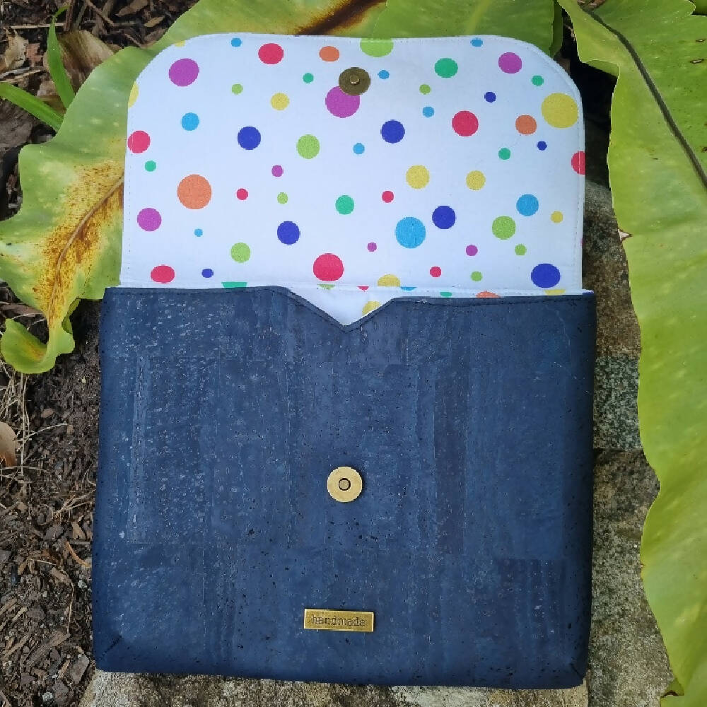 Cork iPad/Tablet Cover Navy
