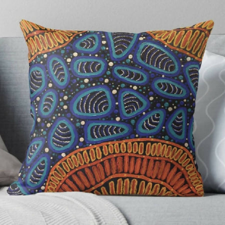 Broome Time - Aboriginal Cushion Cover