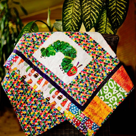 quilt handmade baby gift Australia - VERY HUNGRY CATERPILLAR