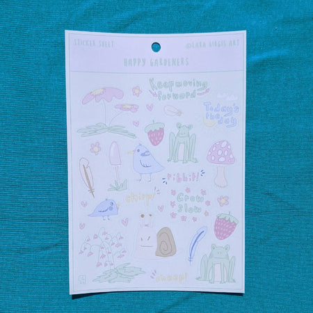 Happy Gardeners - Sticker Sheet