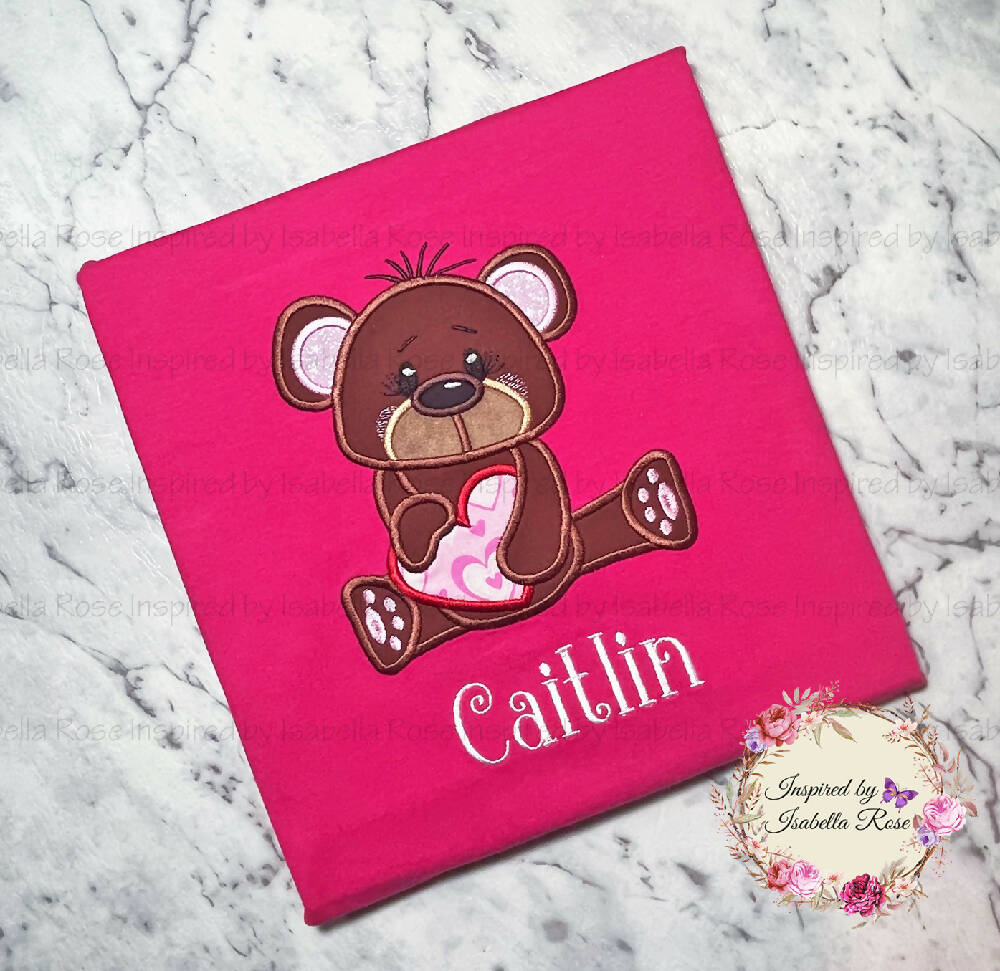 Children's appliquéd shirt, Over 40 designs, Made to order