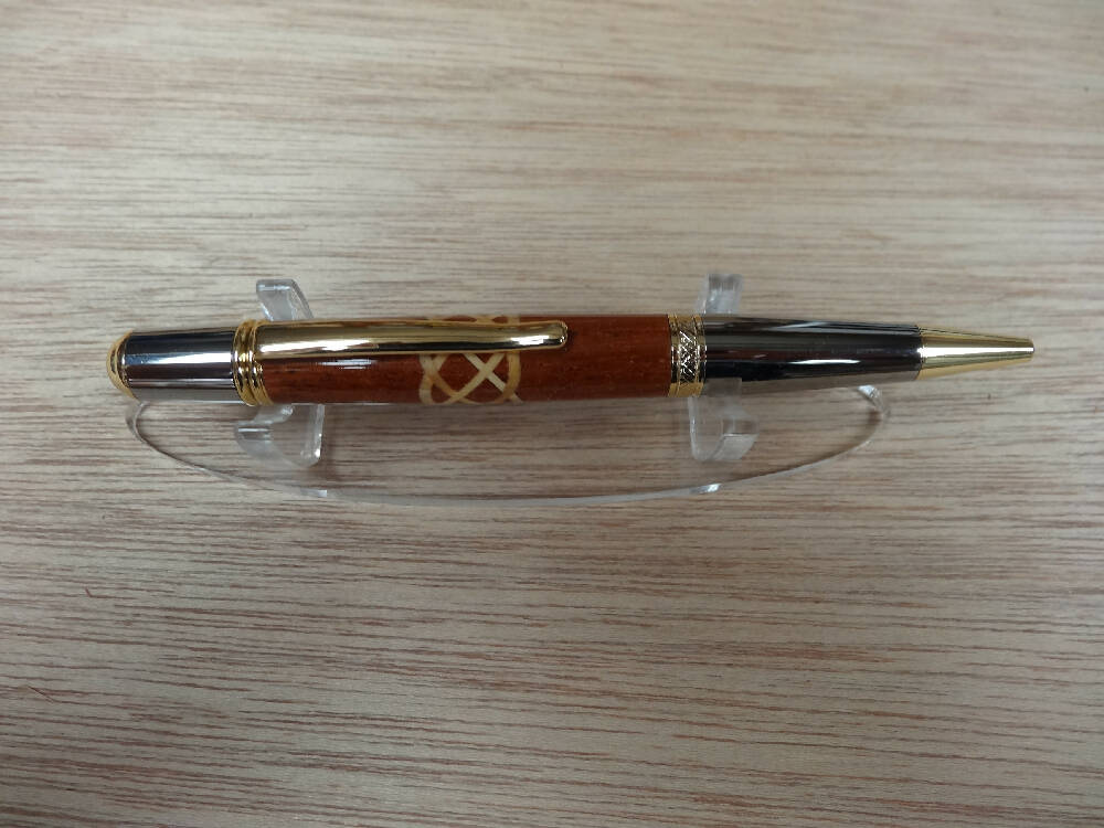 Cedar with a Pine insert Celtic knot Serria pen