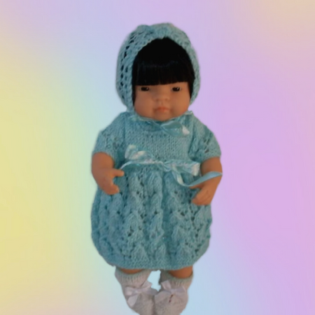 Miniland dolls clothes knitted outfit
