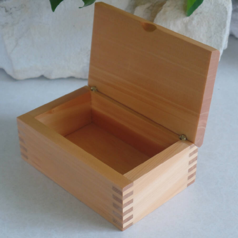 Small Wooden Trinket Box- Australian Timber- Tasmanian Huon Pine