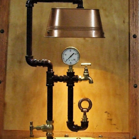 Vintage Industrial/Steampunk Lamp