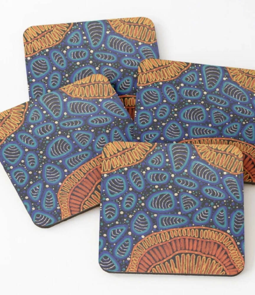 Broome Time - Aboriginal Coasters