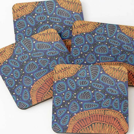 Broome Time - Aboriginal Coasters