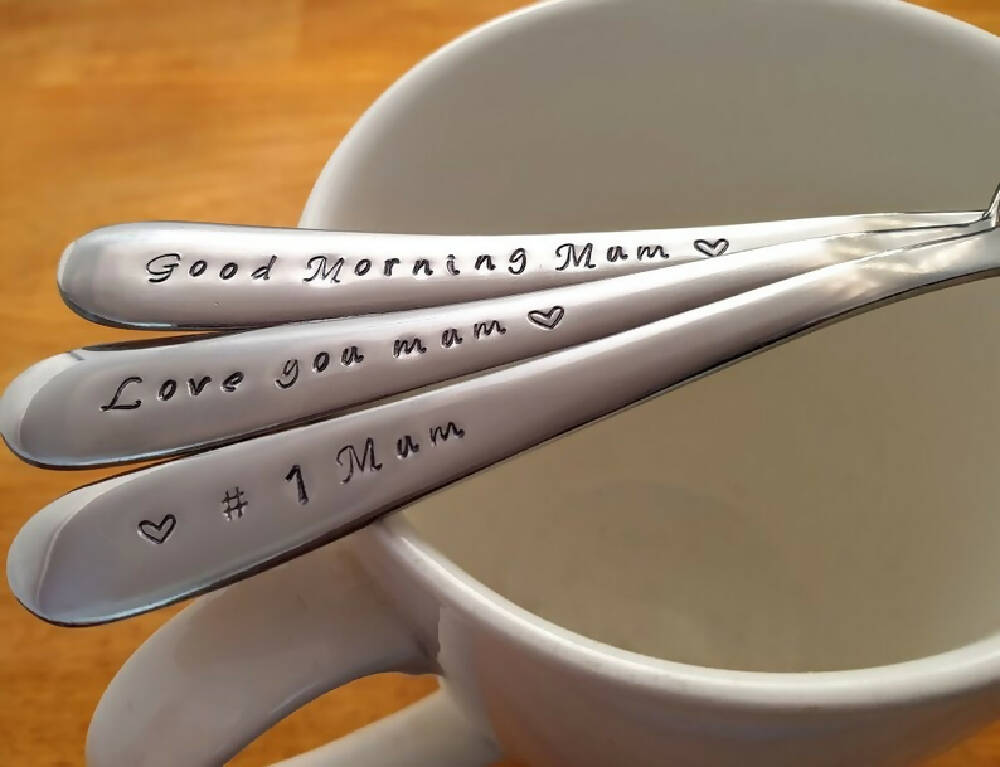 Mum Spoons Gift Set of 3 Spoons Love you Mum