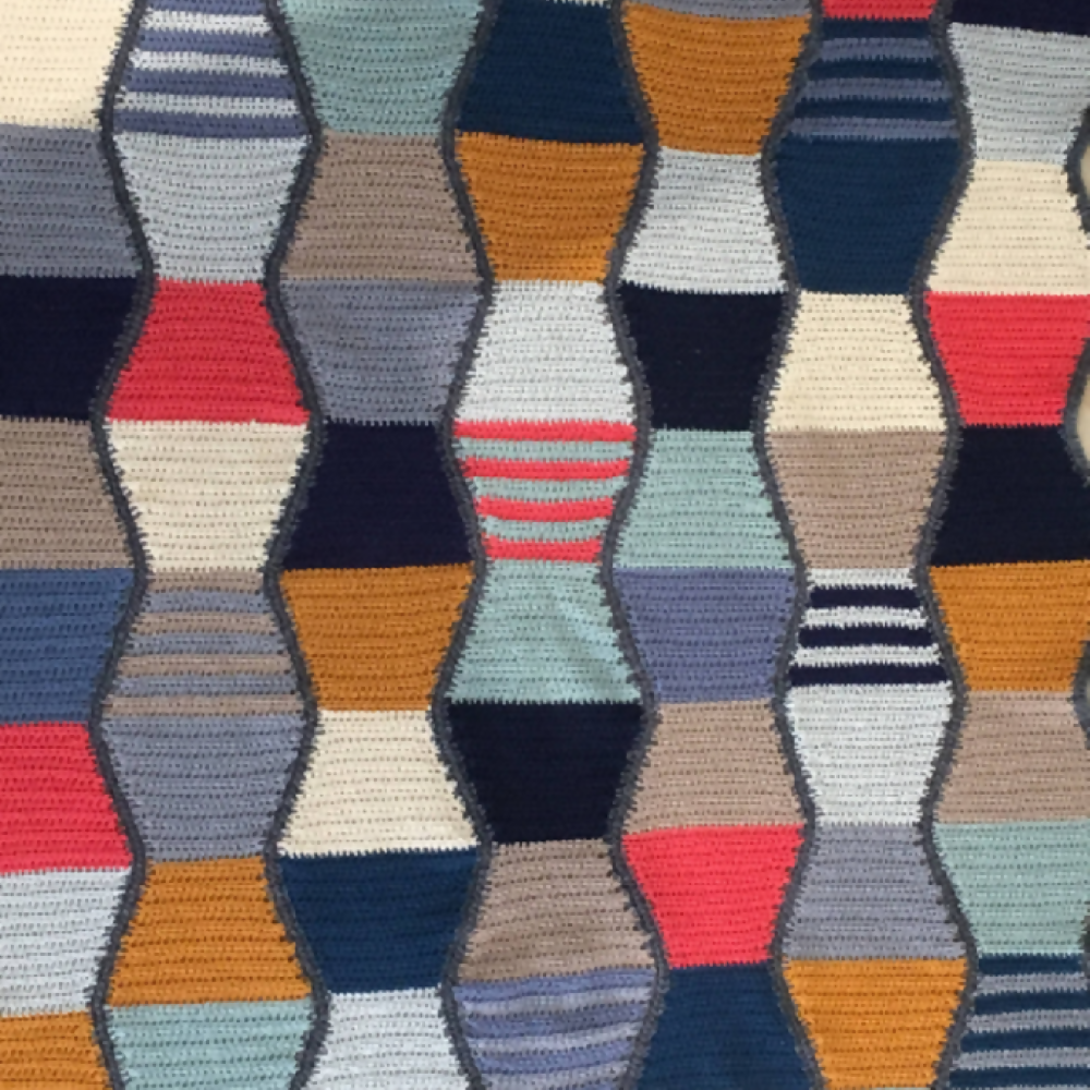 Crochet Handmade Throw or Baby Blanket or Lap Blanket