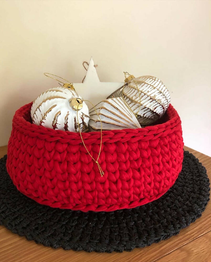 Christmas Cotton Storage Baskets