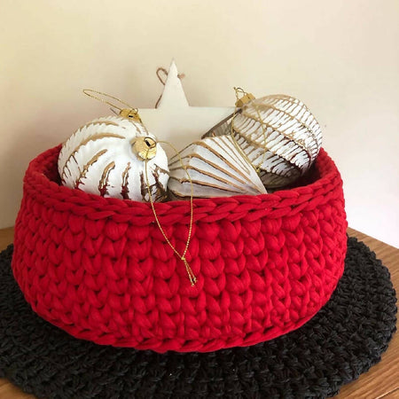 Christmas Cotton Storage Baskets