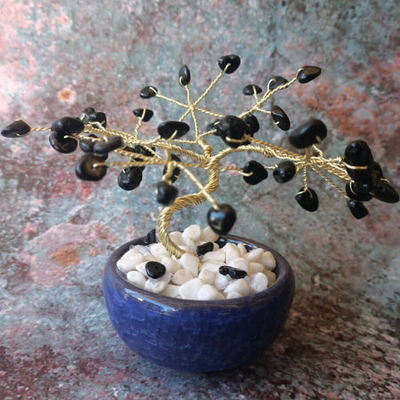 Black Tourmaline Mini Gem Tree already made