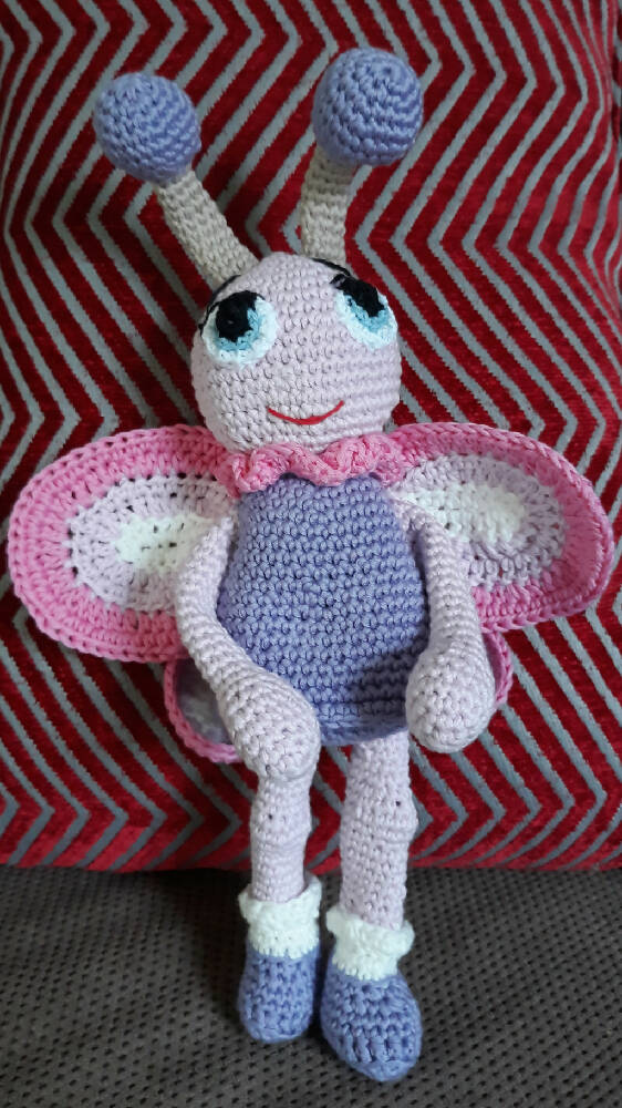 Amigurumi Elina the Butterfly Toy