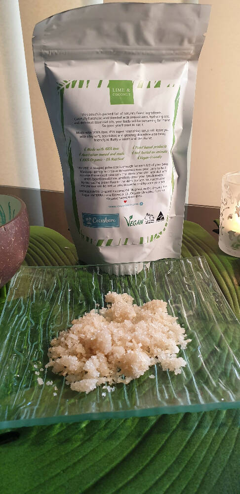 Lime and Coconut Sugar Body Scrub Assorted Sizes