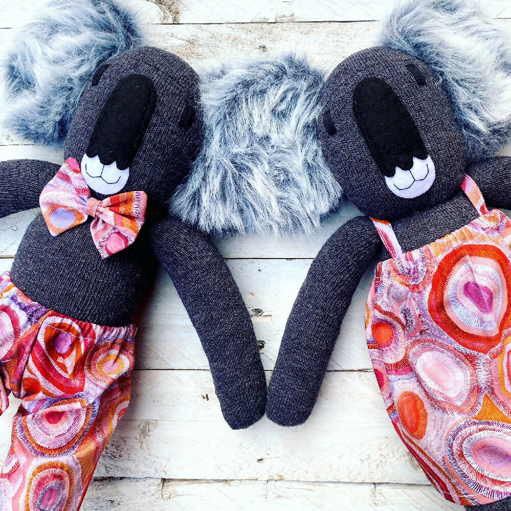 Dot & Dusty Sock Koala-Sock Monkey-Soft Toy-Australian animal_2