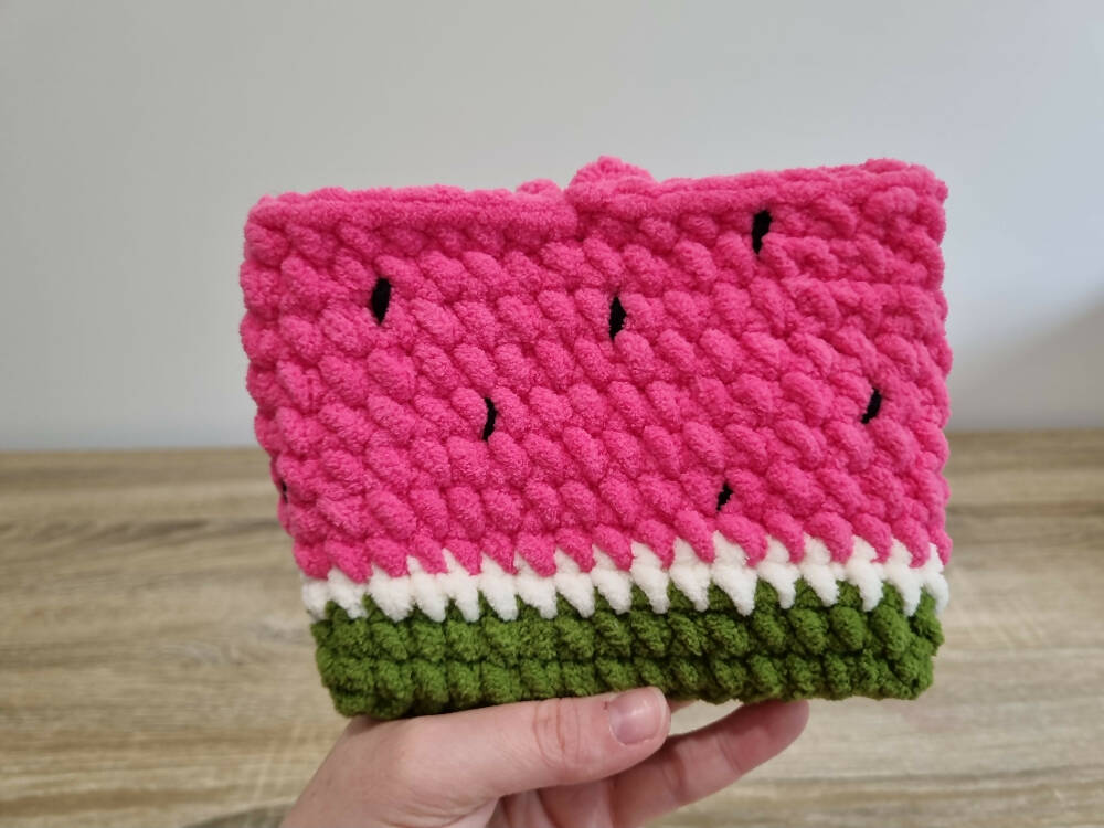 Crochet Watermelon Purse