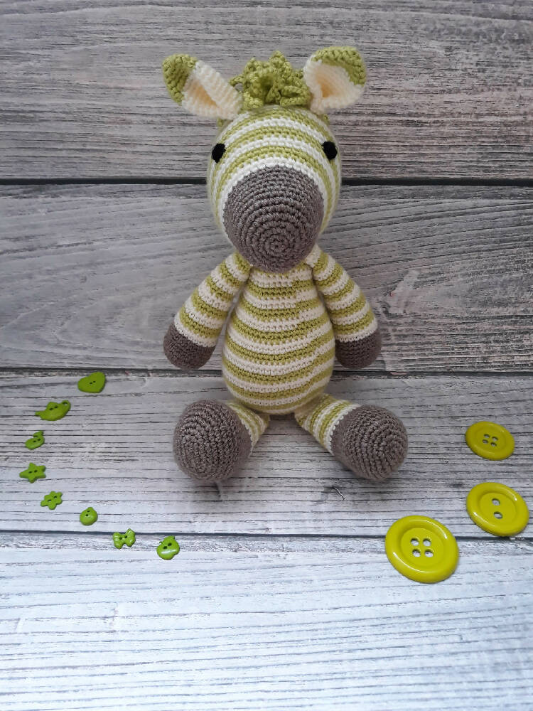 Crochet Zebra, Amigurumi Zebra, Zebra, Zebra plushie, Zebra toy