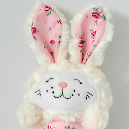 Easter Bunny Cream with Pink Roses