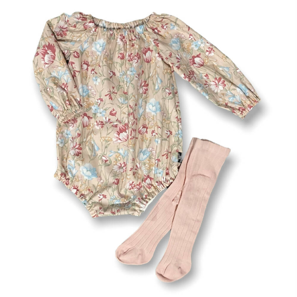 Baby Floral Long Sleeve Seaside Rompers - Mixed Colours and SIZES