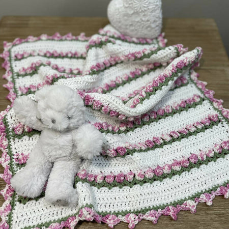 Rosie’s Garden Baby Blanket
