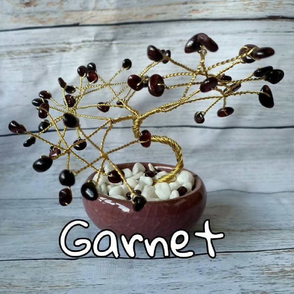 Garnet Mini Gem Tree already made