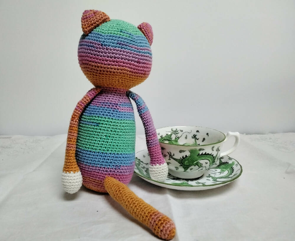 Toy - Softie Crochet cotton Sleepy cat