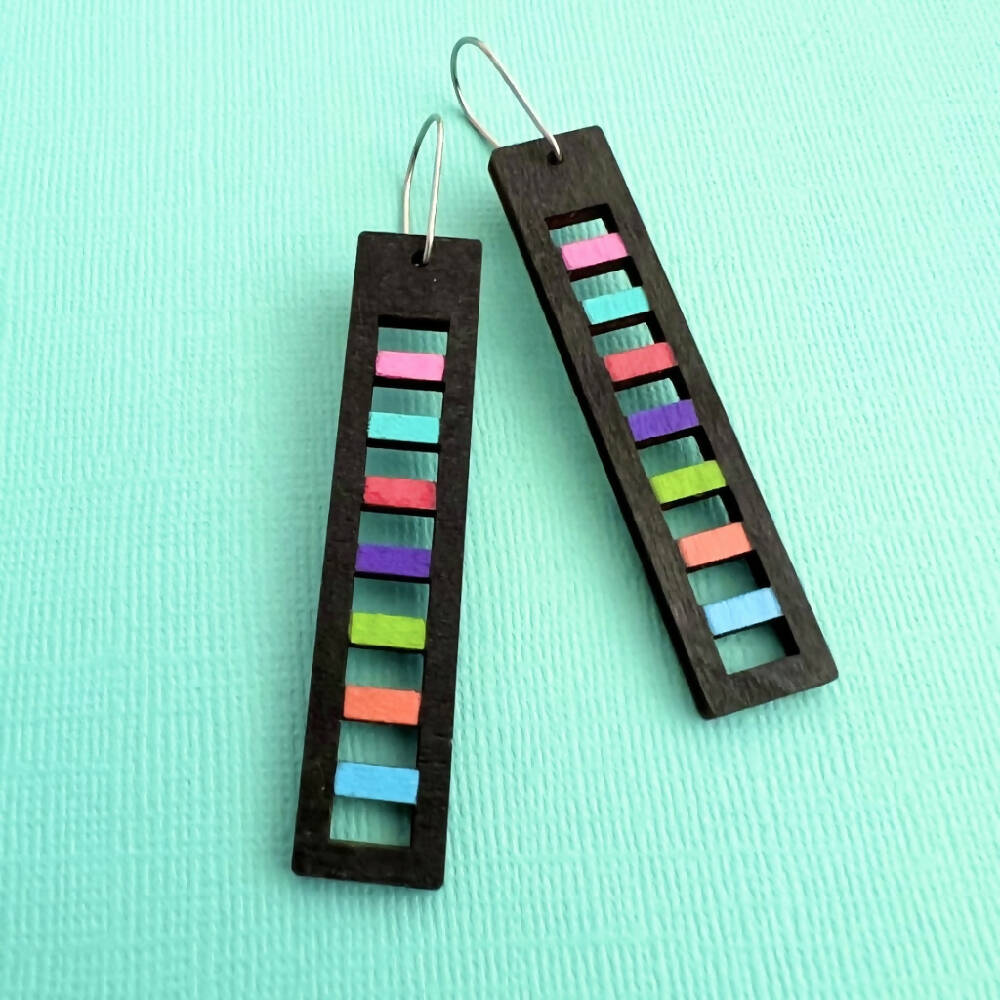 Colourful Statement Earrings
