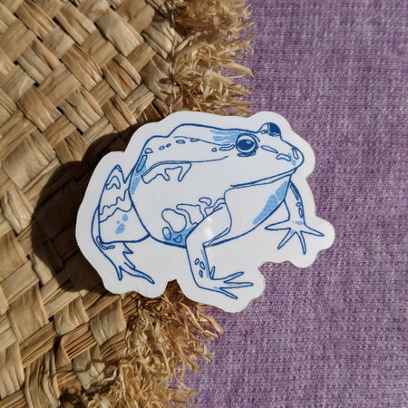 Blue Frog - Sticker