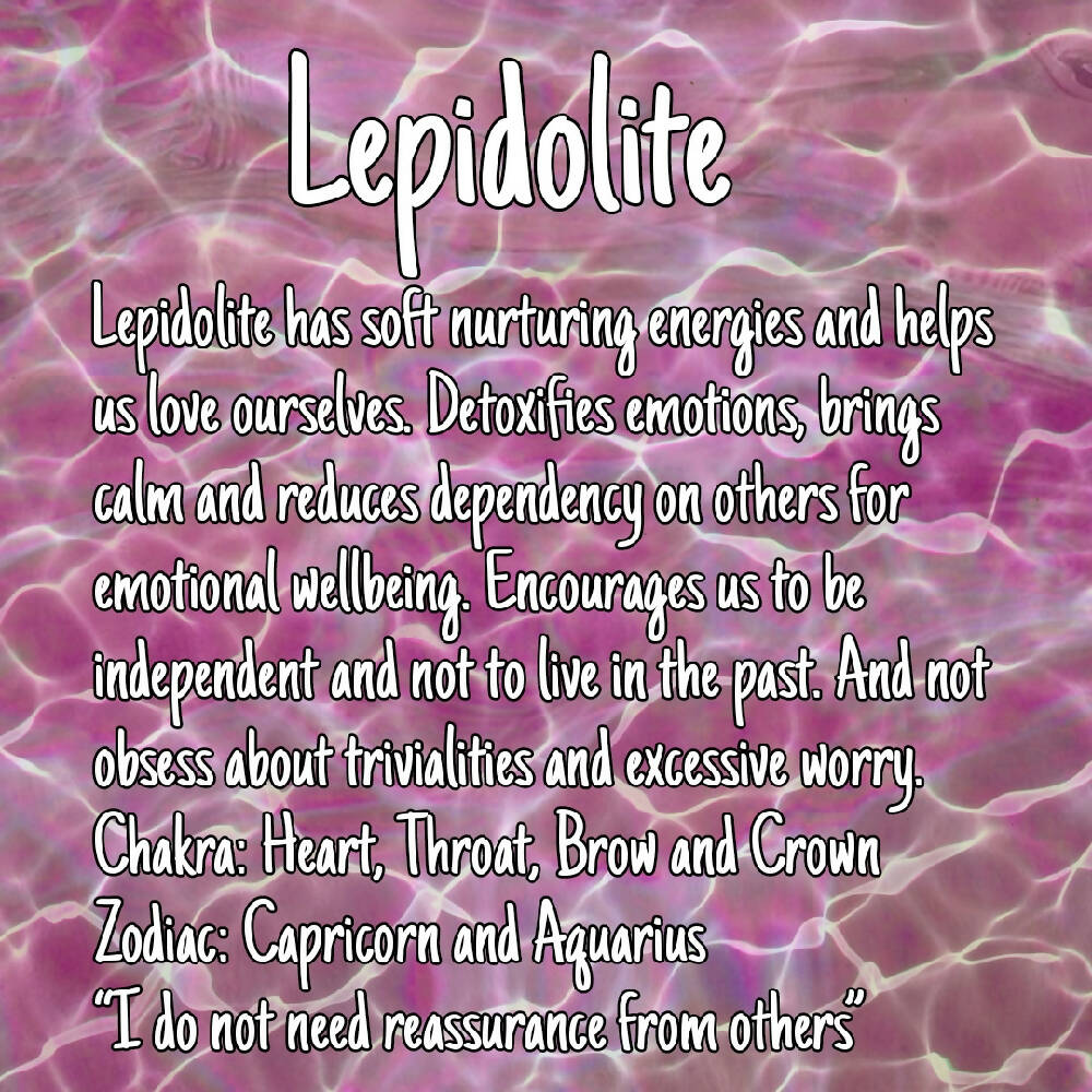 Lepidolite Specialty Gem Tree - 49 gems per tree