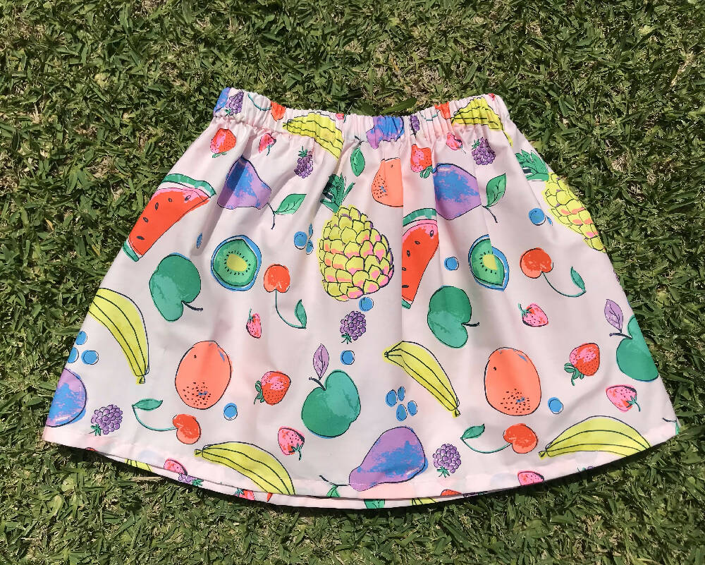 Girls Fruit Skirt - Size 8