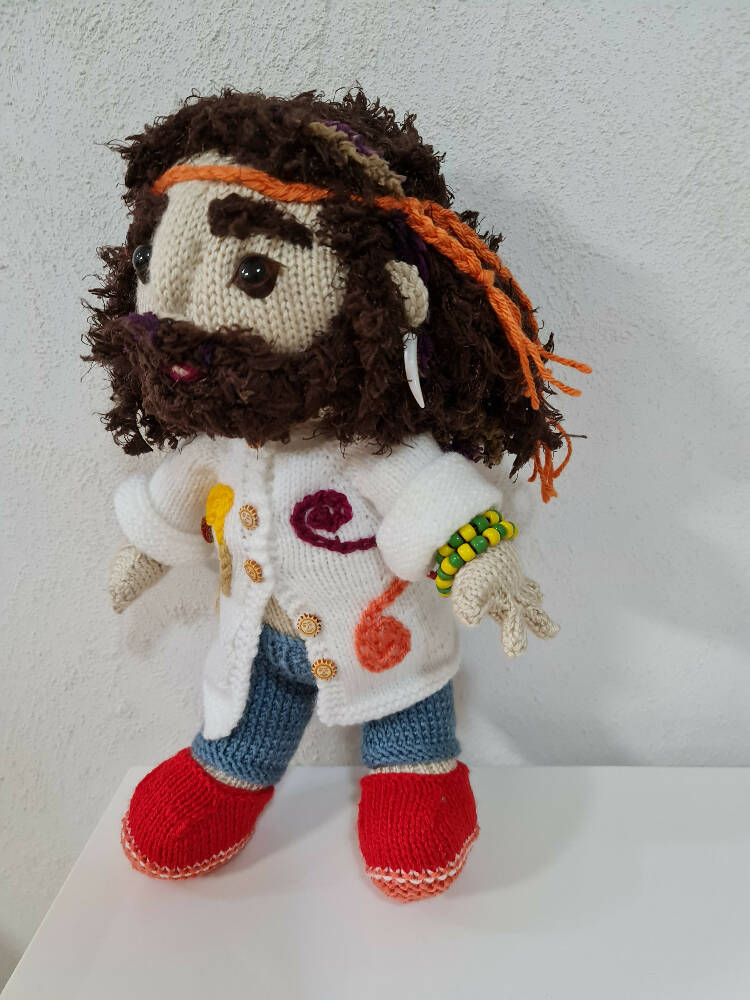 ZIGGY New Age Hippy, Art Doll