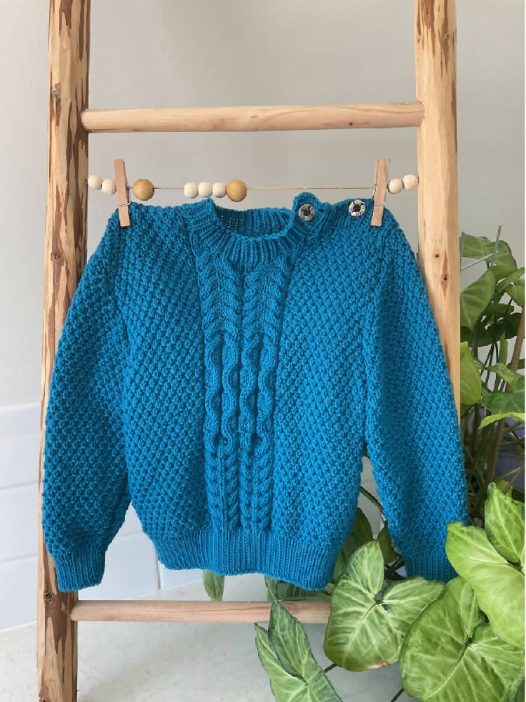 Stunning Aran Jumper, Size 12-18 months