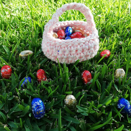 Crochet Kids Easter Baskets