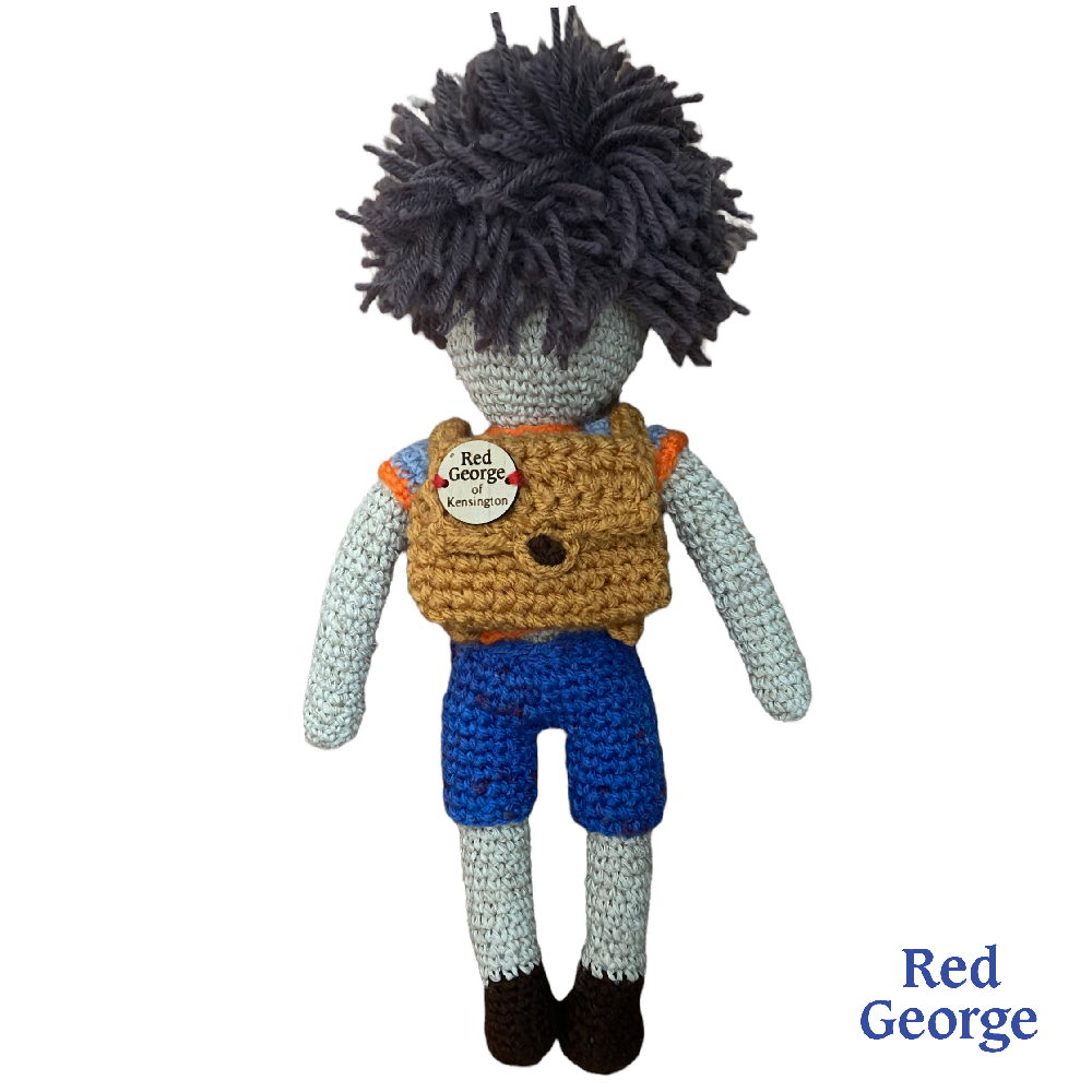 Red George of Kensington crochet  swim with me doll
