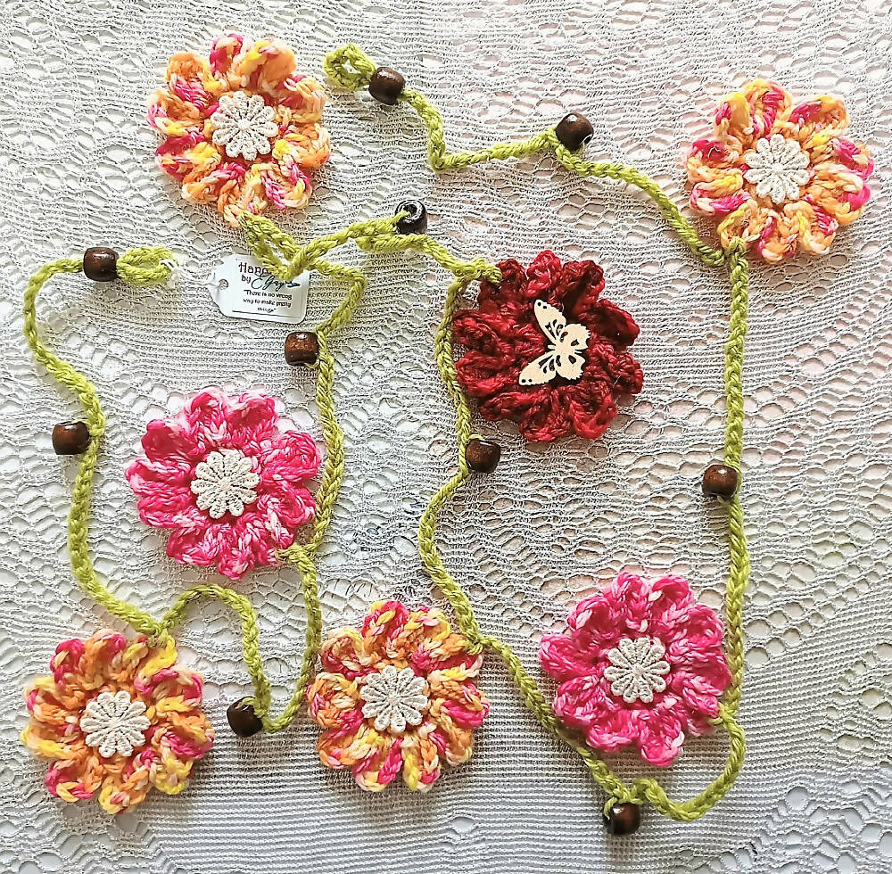 Crochet Flower Garlands