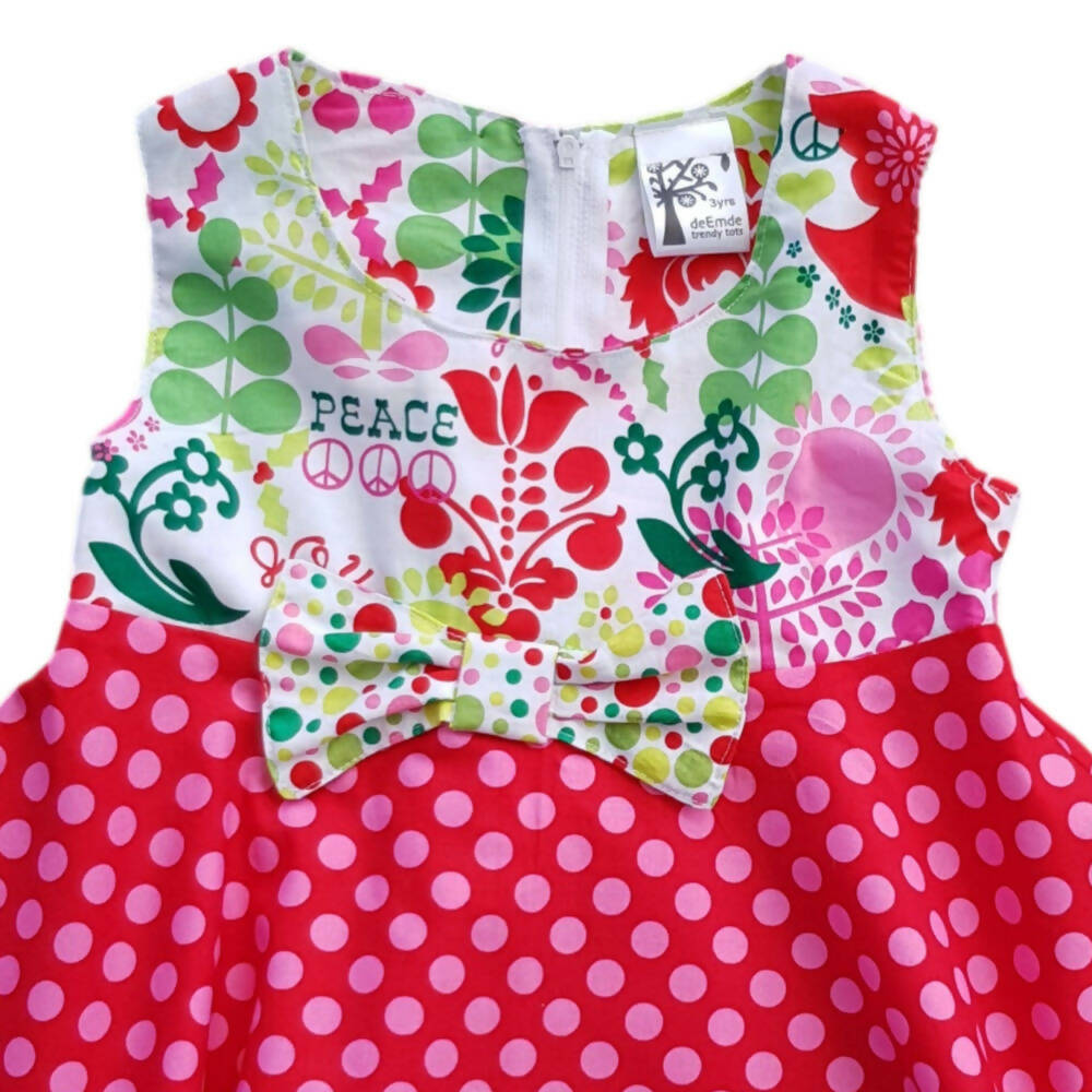 Girls Christmas Peplum Style top | size 3