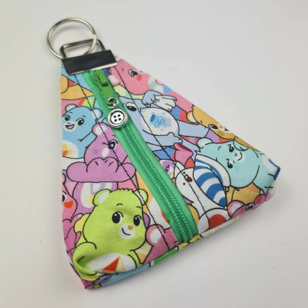 Keyfob Zippity Zip Bag Tag Fabric Hanging Care Bears (3)