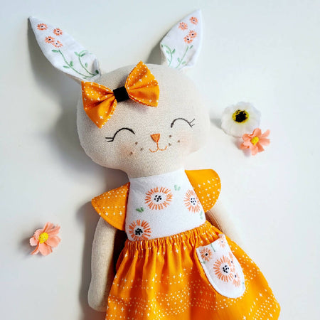 Ruby Rabbit - Vintage Orange Blossoms