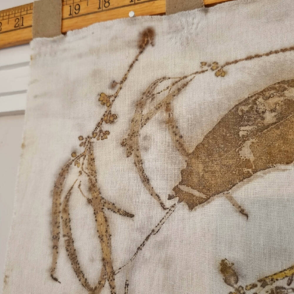 Textile Wall Hanging - Eucalyptus Botanical Print