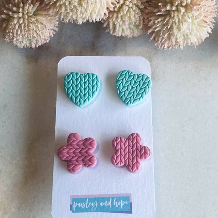 Polymer Clay Statement Stud Pack #6