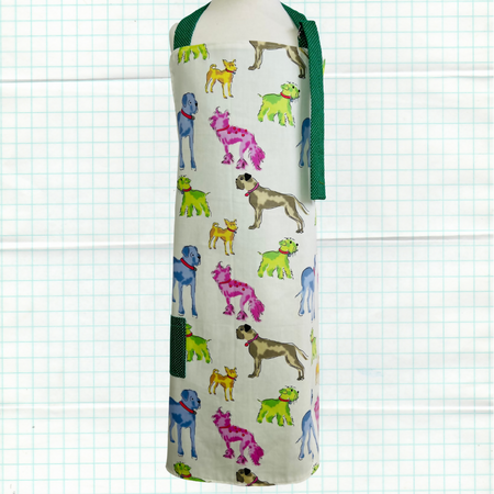 Apron.... Childrens Reversible.. Dogs