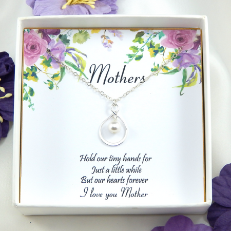 Necklace For Mother, Jewellery For Mum, New Mother Gift