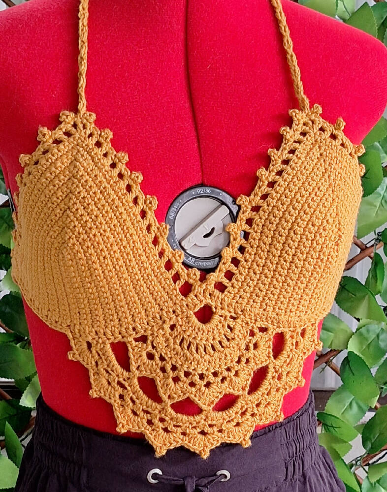 Crochet mandala top
