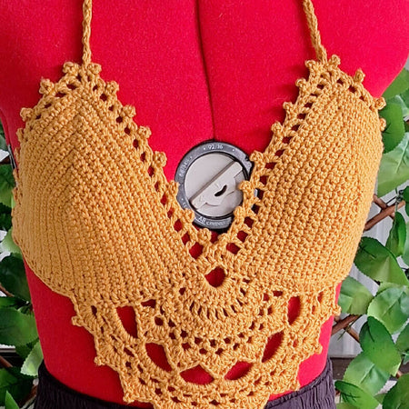 Crochet mandala top